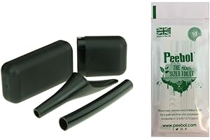 SHEWEE SHE PEE Extreme + Peebol – The Original Female Urination Device Since 1999! Wee Easily, Standing Up Without Removing Clothing. W/Extension Pipe, Case & Peebol Portable Urinal