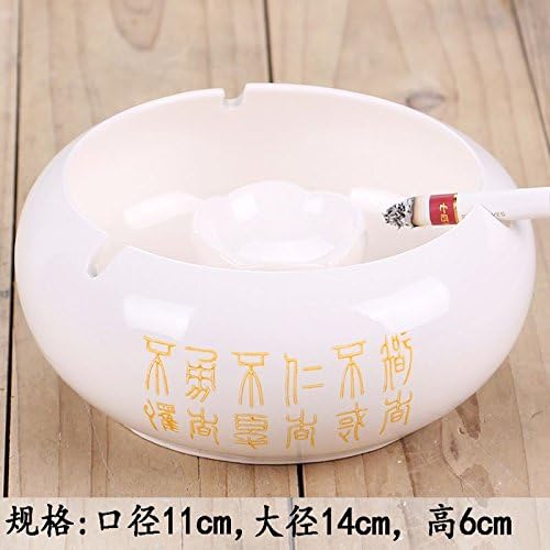 Hotel Chinese Ceramic Clay Ceramic Ashtray Tea Table With Retro Dormitory Internet Cafes Trend Simple Ashtray