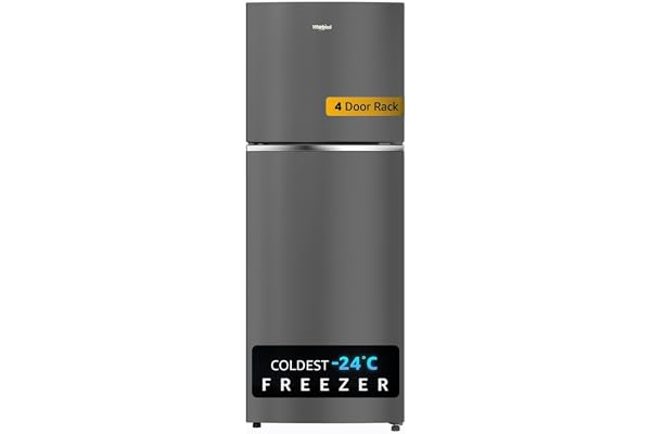 Whirlpool 235 L 2 Star Frost-free inverter Double Door Refrigerator (NEO SP278 PRM LUNAR BLACK(2S)-Y, 2026 Model)