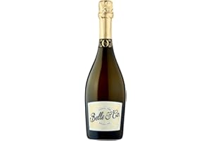 BELLE & CO. Belle & Co Sparkling Brut Alcohol Free Wine, Non-Alcoholic, Gifts for New Mums, Ideal for Celebrations and Festive Parties for Non Drinkers and Drivers, Low Calorie 75 cl