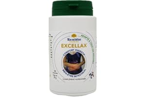 EXCELLAX - Laxatif Puissant pour Constipation - Transit Intestinal, Nettoie et Purifie le Colon -100 comprimés Végan - Compatible Probiotiques - Ballonnements, Digestion, Ventre Plat