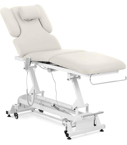 3B Scientific Massageliege – Zusammenklappbar & Tragbar, Höhenverstellbar 60–84 Cm, Aluminiumgestell, Schwarze Polsterung, Inkl. Tragekoffer