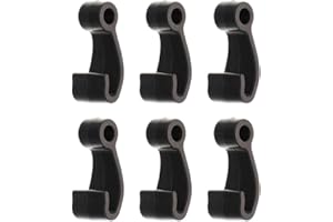 Kalttoy 6 Pièces Crochets Corde Fixation À Pression en Plastique Crochets en Forme J pour Bateau Gonflable Radeau Pêche Couverture Bateau Marin Facile À Utiliser Crochets en J Robustes