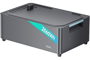 AUBOR MENTECH MARSTEK Jupiter C Plus Erweiterung Speicher (0% VAT), 2.56kWh Akku für Jupiter C Plus, bis zu 10.24kWh Kapazität, IP65, 6000 Ladezyklen, Modulares Stapelbares Design