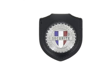 PATROL EQUIPEMENT Porte Médaille cuir de ceinturon - Noir - Patrol