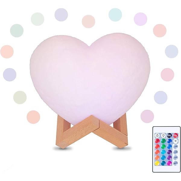 Lampe Néon LED Legami 'It's A Sign' 30,5cm Cœur - Multicolore USB/Piles