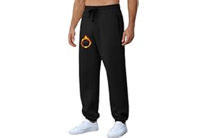 Voqeen Mens Joggers Fleece Thermal Jogging Bottoms for Winter Tracksuit Bottoms with Zipped Pockets Casual Warm Running Trousers with Drawstring Elastic Cuffed for Sports