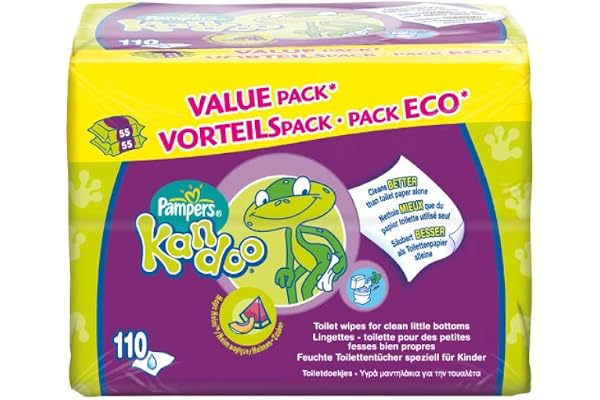Pampers Kandoo - Lingettes Parfum Melon - 2 Paquets de 110