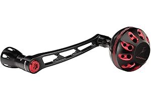 GOMEXUS 68mm Alluminio Manovella Mulinello per Shimano Stradic Vanford Twinpower FD Exsence Daiwa Exist Fuego LT Certate LT per Mulinello da Pesca Spinning