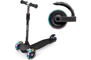 LifeGoods Trotinette Enfant 2 3 4 5 Ans - Trottinette 3 Roues - File Fille Garcon Bebe - Trottinettes Enfants - Roues Lumineuses