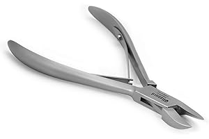 ‎BLIZZARD Blizzard Nagelzange - Eckenzange gewölbter Schneide - Podologie-Werkzeug für Arbeiten bis in den Nagelfalz und Eckenbereich - Fußpflege Edelstahl - 13 cm