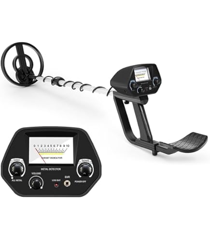 BITIWEND Metalldetektor Für Kinder - USB-aufladbar Mit Vibrationsalarm & Schatzsucher-Set