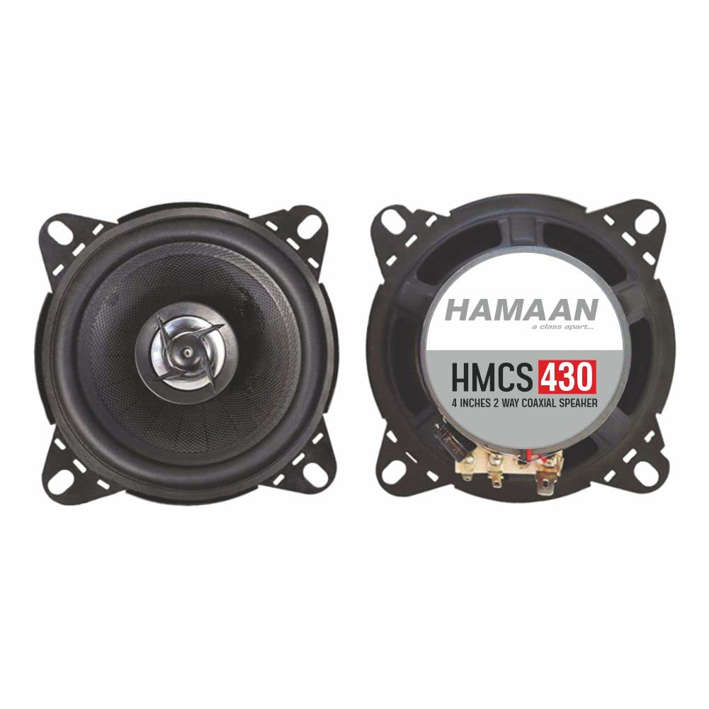 HAMAAN HMCS-430 – 4” 2-Way 240W Coaxial Car Speakers (Pair)