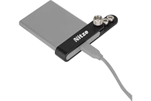 Nitze T7 SSD Soporte de Montaje Compatible con Samsung T7, Soporte SSD de Aleación de Aluminio Compatible con Jaula de Cámara para BMPCC 4K 6K - N42-T7