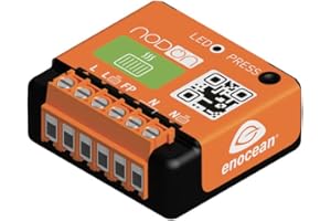 Nodon SIN-2-FP-01 Enocean Module Chauffage Fil Pilote, Orange, Petit