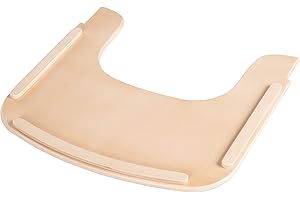 roba Plateau Repas pour Chaise Haute Évolutive Sit Up Flex - Amovible - Installation Rapide - Compatible avec Harnais de Sécurité - Nettoyage Facile - Bois Naturel
