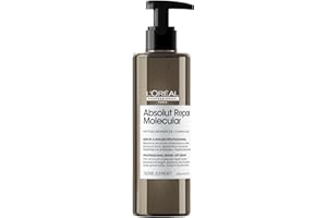 L'ORÉAL PROFESSIONNEL L’Oréal Professionnel Paris, Balsamo Liquido Ristrutturante, Tutti i Tipi di Capelli Danneggiati, Riparazione dei Danni, Con Risciacquo, Senza Solfati, Absolut Repair Molecular, SERIE EXPERT, 250 ml