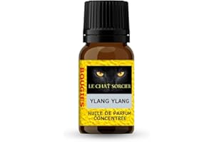 Le Chat Sorcier - Huile de Parfum pour Bougies - Diffusion - Ylang Ylang (10ml)