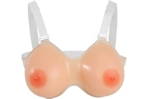 Vollence Sangle sur Prothèses Mammaires en Silicone Sein de Silicone Prothèse Faux Seins Formes en Silicone Artificielle Poitrine Forme Plaques de Poitrine en Silicone Mastectomie Transgenre