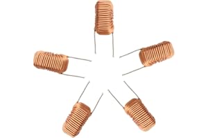 BIlinli 5 Piezas Nuevo inductores de núcleo toroidal Alambre Enrollado Viento Bricolaje mah - Bobina 100uH 6A