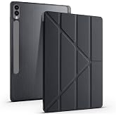 Samsung Galaxy Tab S10 Ultra X920 14.6 İn&ccedil; Katlanabilir Kalemlikli Standlı Akıllı Kılıf Siyah