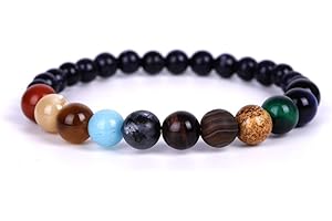 THAJALING Universal bracelets, 9 Planets bracelet pluto solar system wristband for boys girls kids teenager