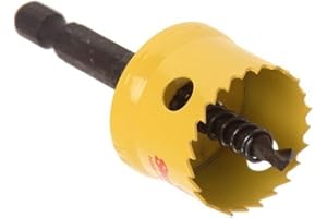 Starrett HSS Bi-Metal Hole Saw - CSC25 Cordless Smooth Cutting Hole Saw - For Wood Plastics Steel Various Materials - 25mm