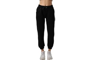 Endies Women’s Joggers – Fleece Lined 3-PLY Cotton Sweatpants, Thick Ladies Tracksuit Pants, Thermal Walking Trousers for Women, Warm Cuffed Jogging Bottoms, Soft Fleece Joggers for Winter