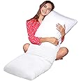 Bedding Home Maternity Support 5ft Bolster Pillow for Bed, Orthopedic Pregnancy Pillow Cuddle Long Pillows for Sleeping, Side Sleeper Full Body Pillows (King Size - 5ft)