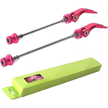 1 paire de brochettes à dégagement rapide avant et arrière pour vélo