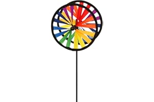 CIM Windspiel - Magic Wheel Twin 16 - Durchmesser Ø16cm - UV-beständig und Wetterfest - Vielseitige Haus und Gartendekoration