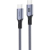 Veggieg 100W 5A USB3.2 Gen 2 20 Gbps 8K 60Hz Type-C G&ouml;r&uuml;nt&uuml; Şarj ve Data Kablosu 3 Metre