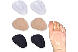 XOXVURI 3 Paar Vorfuß Einlegesohlen Pads Gel Metatarsal Einlagen Vorfuß Kissen Vorfußpolster Pads Anti-Slip für Damen High Heels schuheinlagen ballenpolster ballenpolster vorfuß vorfußpolste（