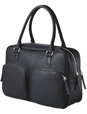 CHI CHI FAN City Bag | Damen Echt-Leder Handtasche aus genarbtem Rindsleder von Hamburger Designer-Label | Top...