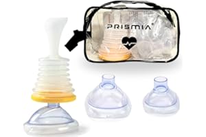 PRISMIA Dispositivo Antiatragantamiento Adultos y Niños - Antiasfixia - Anti Choking Device - Aparato Atragantamiento - Dechoker - Rescate Asfixia - Embudo Anti Atragantamiento - Ventosa Antiahogamiento