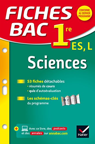 Gratuit en ligne Fiches bac Sciences 1re ES, L: fiches de révision