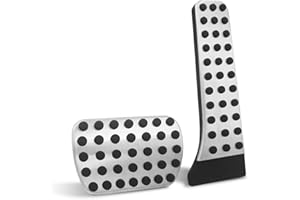 MAIMOCCY Gasbremspedal Kompatibel für Benz C-Klasse GLE GLC GLS-Klasse EQC W213 W206 C257 Kraftstoffgas Bremspedal Belag Abdeckung Innenraum Zubehör