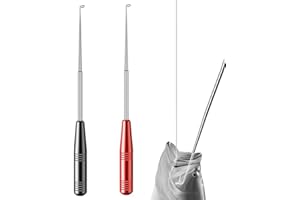 BCBF 2 Pièces Dégorgeoir Dégorgeoir de Peche, Remover Poisson Crochet, Extracteur d'hameçons en Acier Inoxydable Outils de pêche en Acier Inoxydable