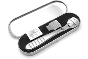 Airfish Professional Foot File Scraper, Stainless Steel Pedicure Foot File, Cracked Skin Hard Skin Remover Foot, Callus Remover Foot Rasp Kit Foot Care Tool for Dry and Wet Feet, Soft & Smooth Heels