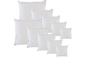 Euroshoppingonline Anime Anima Imbottitura Cuscino Cuscini d'arredo Divano Poliestere Alta qualità Morbidissima soffice Fiocchi ovattati guanciali Quadrati Quadri (80x80 cm)