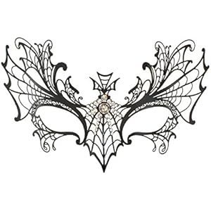 La Fucina dei Miracoli, Venezianische Metallmaske Mit Originalen Swarovski®-Kristallen,