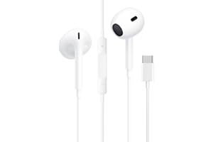 GENÉRICO Auriculares USB C, Cascos intrauditivos Tipo C con micrófono,Control de Volumen y Sonido Puro,Compatible con iPhone 16/16 Pro Max/15/15 Plus/15 Pro MAX/Samsung S20/Huawei/Xiaomi/Google/Pixel
