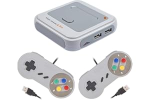 KANGMEILE Super Console X Pro Retro Family Classic Mini Console HDMI, S905X WiFi Retro TV Game Console + 2 Controller TV Output 64-Bit Handheld Console for Dual Player 48+ Emulators 3000+ Video Game Player