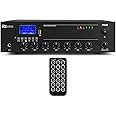 Power Dynamics PPA50 Bluetooth Mixer Amplifier 50W RMS with MP3, USB, 100V Line, 8 Ohm Output & EQ – Compact Audio Installation Amplifier for PA Systems