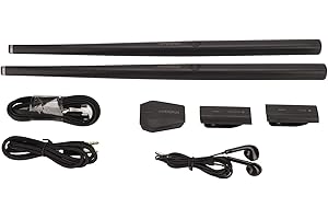 PILIPANE Kit di Batteria Elettronica con Supporto MIdi E Lezioni Per Principianti E Adulti, Set di Batteria Virtuale Portatile,