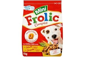 Frolic Mini - Croquettes Complètes à la Volaille pour Petit Chien - 6 Sacs de 1kg