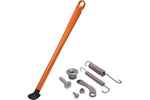 JFG RACING Caballete Lateral Moto,Soporte Rueda Trasera Moto Soporte Caballete Lateral per XCF EXC EXC-F XC XC-W XC-F XCF-W FE FX TE-Arancione