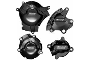 GENERIC Motorräder Motorabdeckung Schutzhülle für Gehäuse GB Racing für GSX-R1000 GSXR 1000 GSXR1000 L7 2017 2018 2019 2020 2021 (Schwarz)