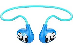 iDIGMALL Kids Headphones, Open Ear Headphones for Child Teens Boys, Bluetooth 5.4 Earphones w/Built-in Mic, 13g Ultra-Light Wireless Earpiece Comfort-Fit for Phone Tablet Sports Home School, 10 Hrs