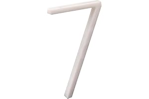 nanlyiau número de casa números casa exterior blanco adhesivo 5in numeros casa exterior modernos 3d Número de buzón numeros casa exterior Producción de acrílico(blanco 7)